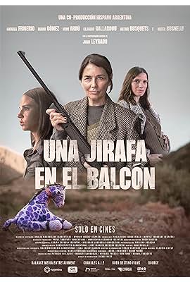 Una jirafa en el balcón